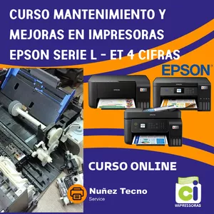 Curso completo de mantenimiento en Impresoras Epson EcoTank