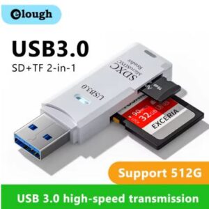 Lector de tarjetas USB 3.0 2 en 1
